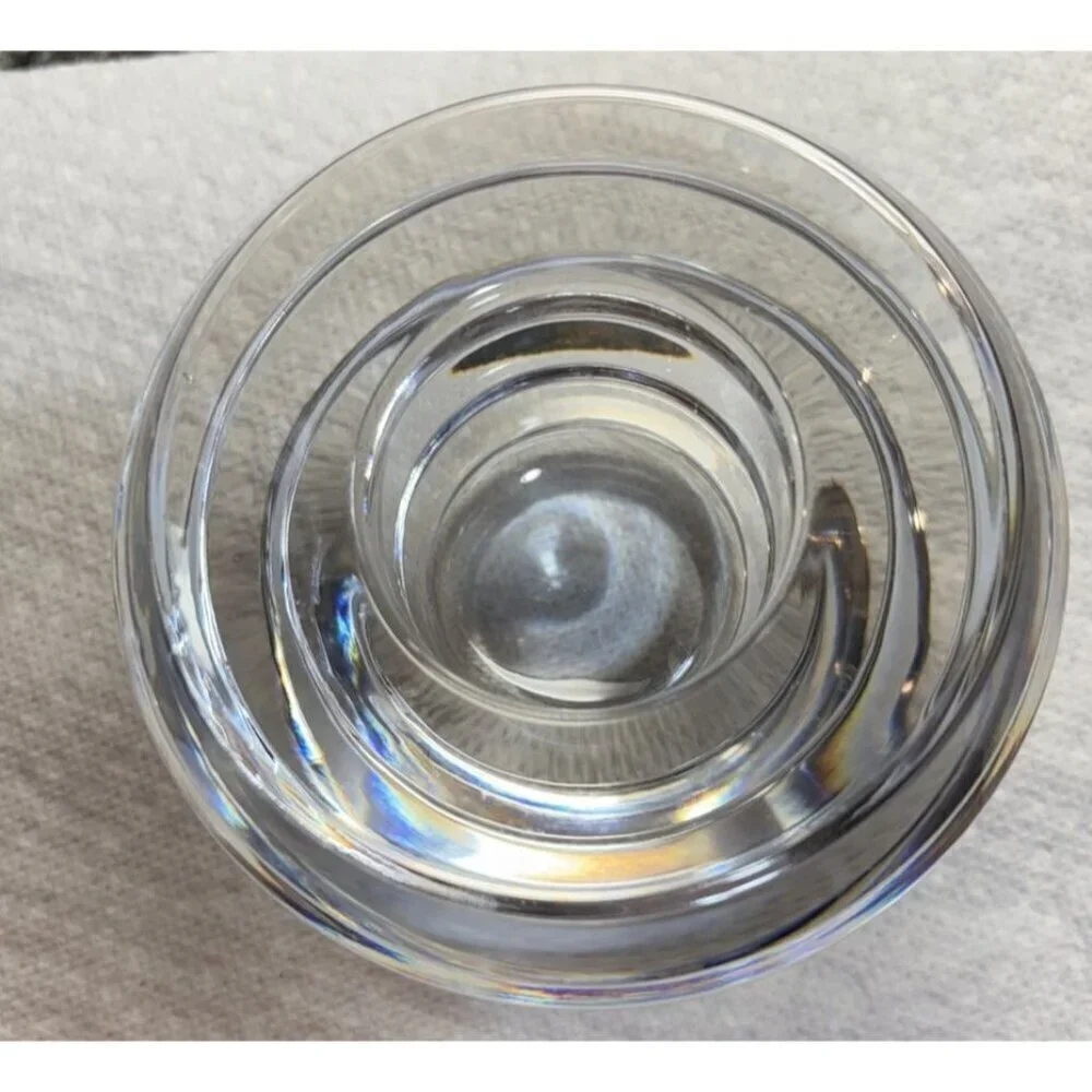 Lenox Ovations Radiance Crystal Candleholder Czech Republic 4 in. Excellent